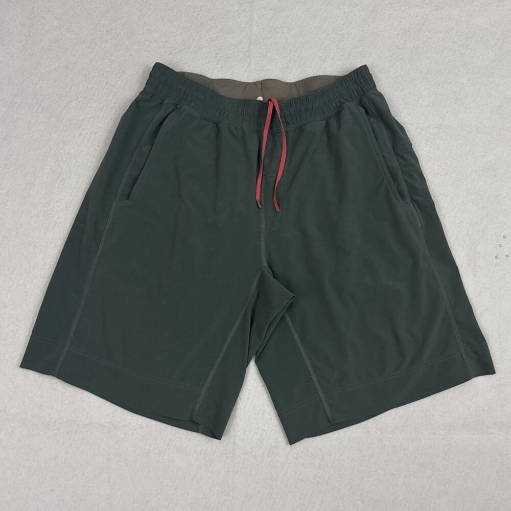 Lululemon Pace Breaker Shorts Mens XL Green Lined Athletic Running